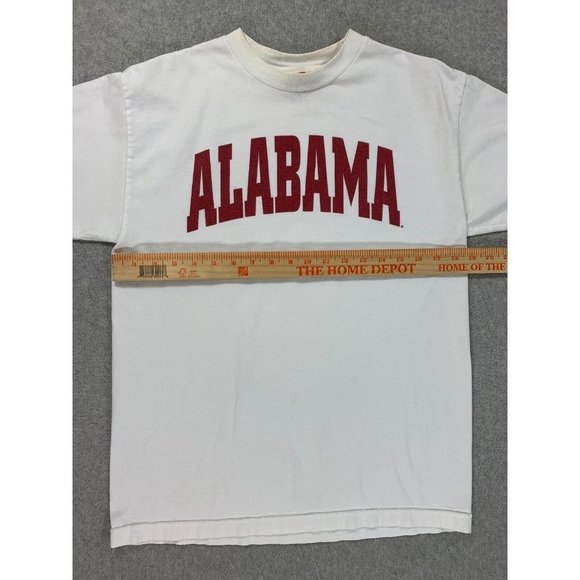 Alabama Crimson Tide BamaStuff Short Sleeve Tee Shirt (Men's Medium) White - Picture 5 of 11